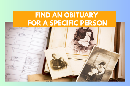 find an obituary for a specific person