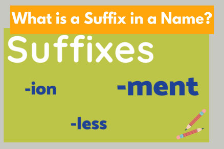 what is a suffix in a name?